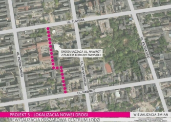 Budowa nowej drogi od Nawrot do Pasażu Schillera