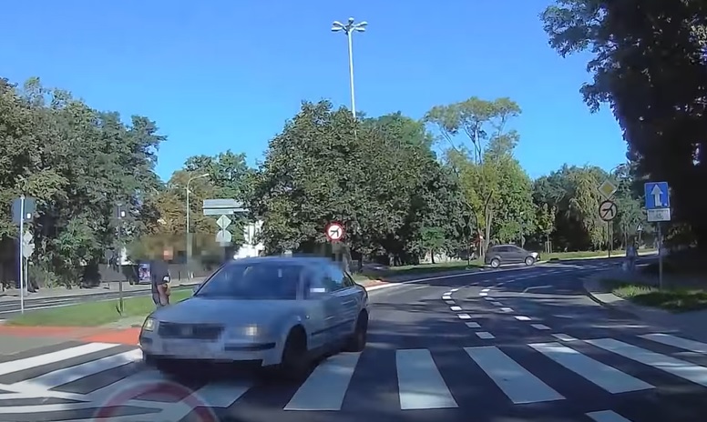 Jechał Łąkową pod prąd