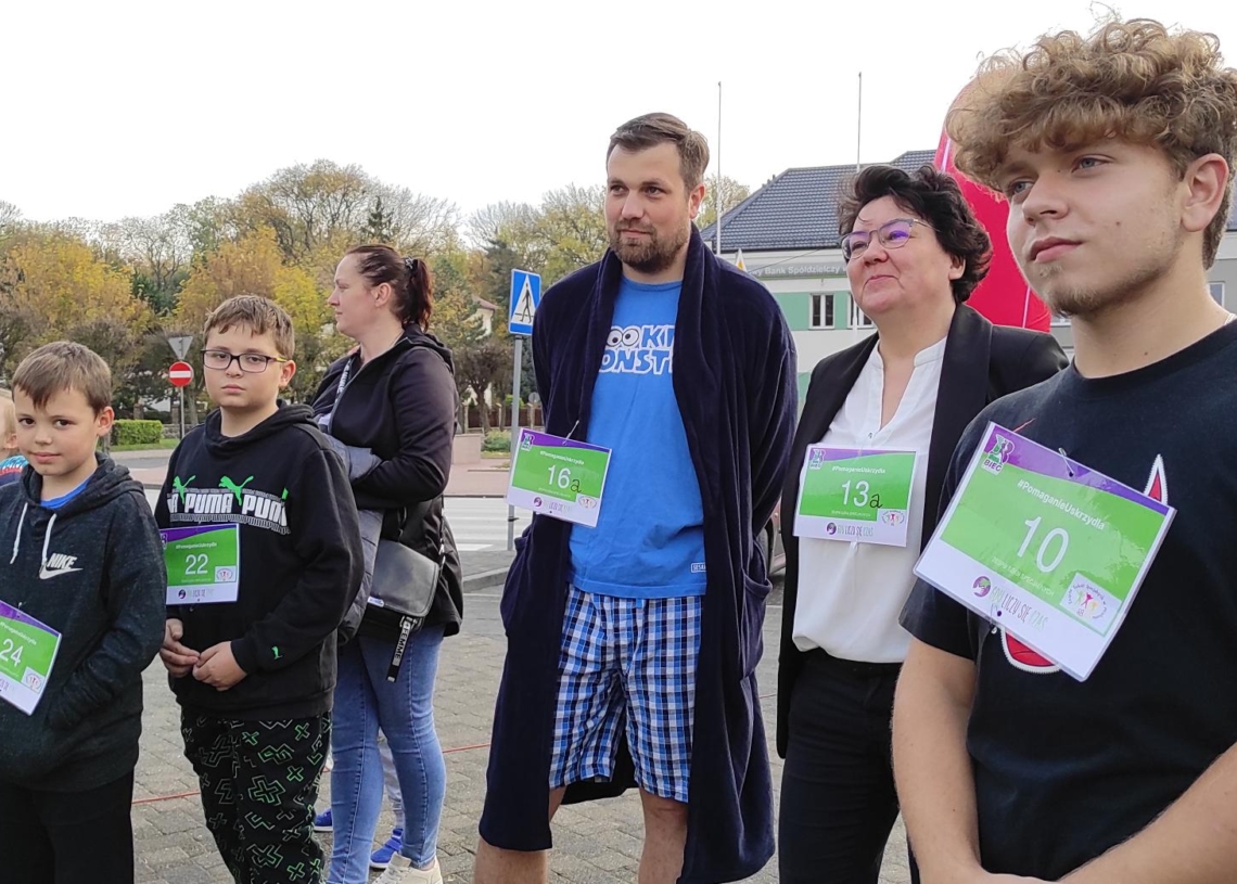 Charytatywny bieg w piżamach po raz drugi w Wieluniu 