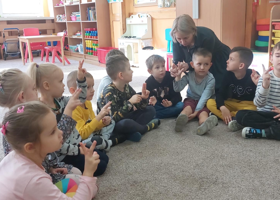 Język migowy w sieradzkich przedszkolach