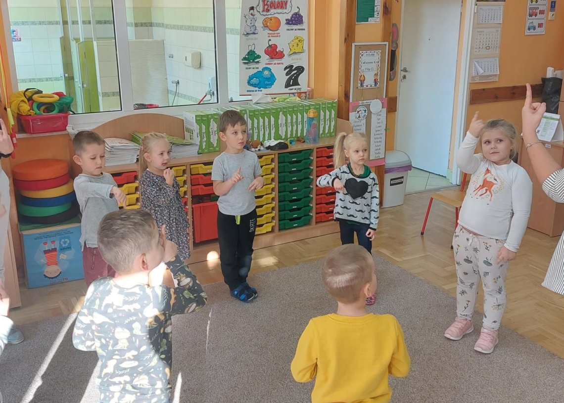 Język migowy w sieradzkich przedszkolach