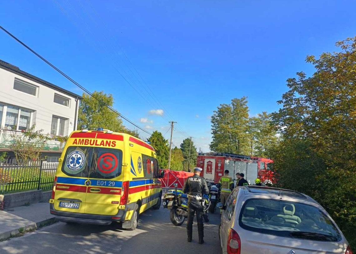 Śmiertelny wypadek w Barkowicach. Zginął 47-letni mężczyzna