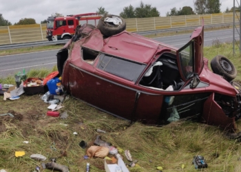 Groźny wypadek na A2