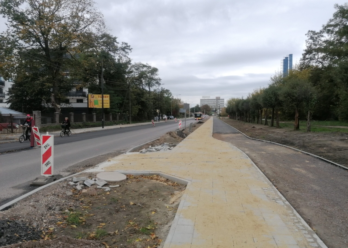 Przebudowa Obywatelskiej. Piesi nie wiedzą, którędy mogą chodzić