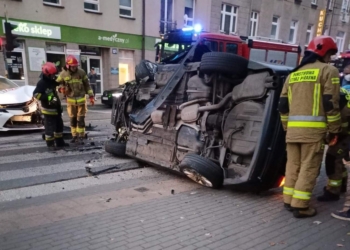 Wypadek na Limanowskiego przy Klonowej