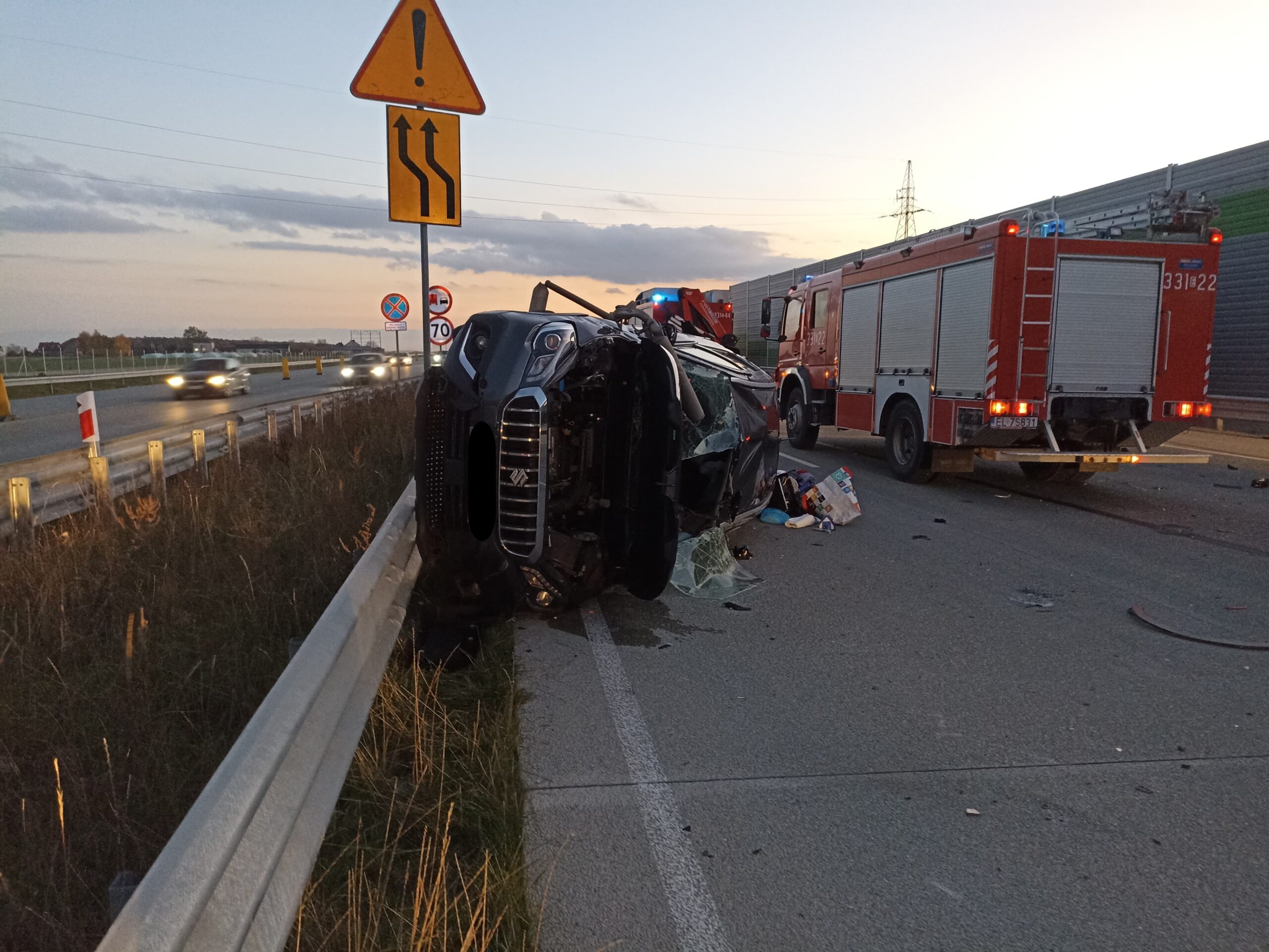 Wypadek na A1