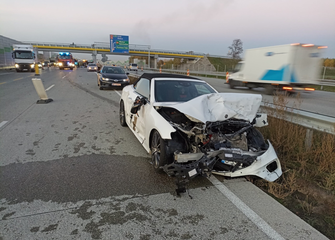 Wypadek na A1