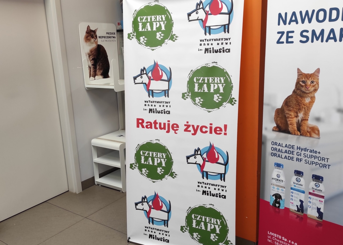 Akcja krwiodawstwa dla zwierząt
