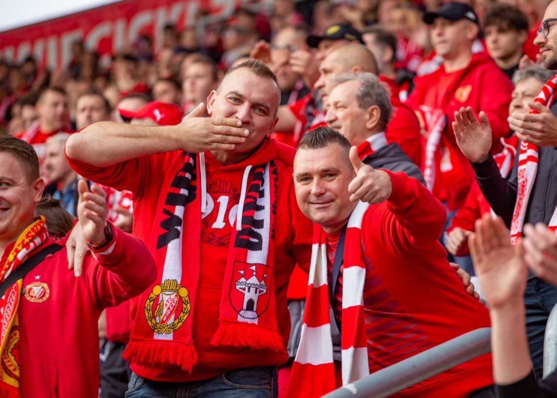 Widzew Łódź – Zagłębie Lubin na trybunach. Tak dopingowali kibice [ZDJĘCIA]