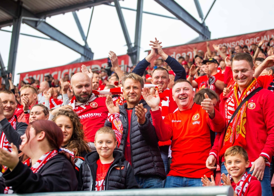 Widzew Łódź – Zagłębie Lubin na trybunach. Tak dopingowali kibice [ZDJĘCIA]