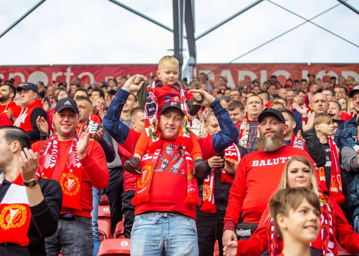 Widzew Łódź – Zagłębie Lubin na trybunach. Tak dopingowali kibice [ZDJĘCIA]
