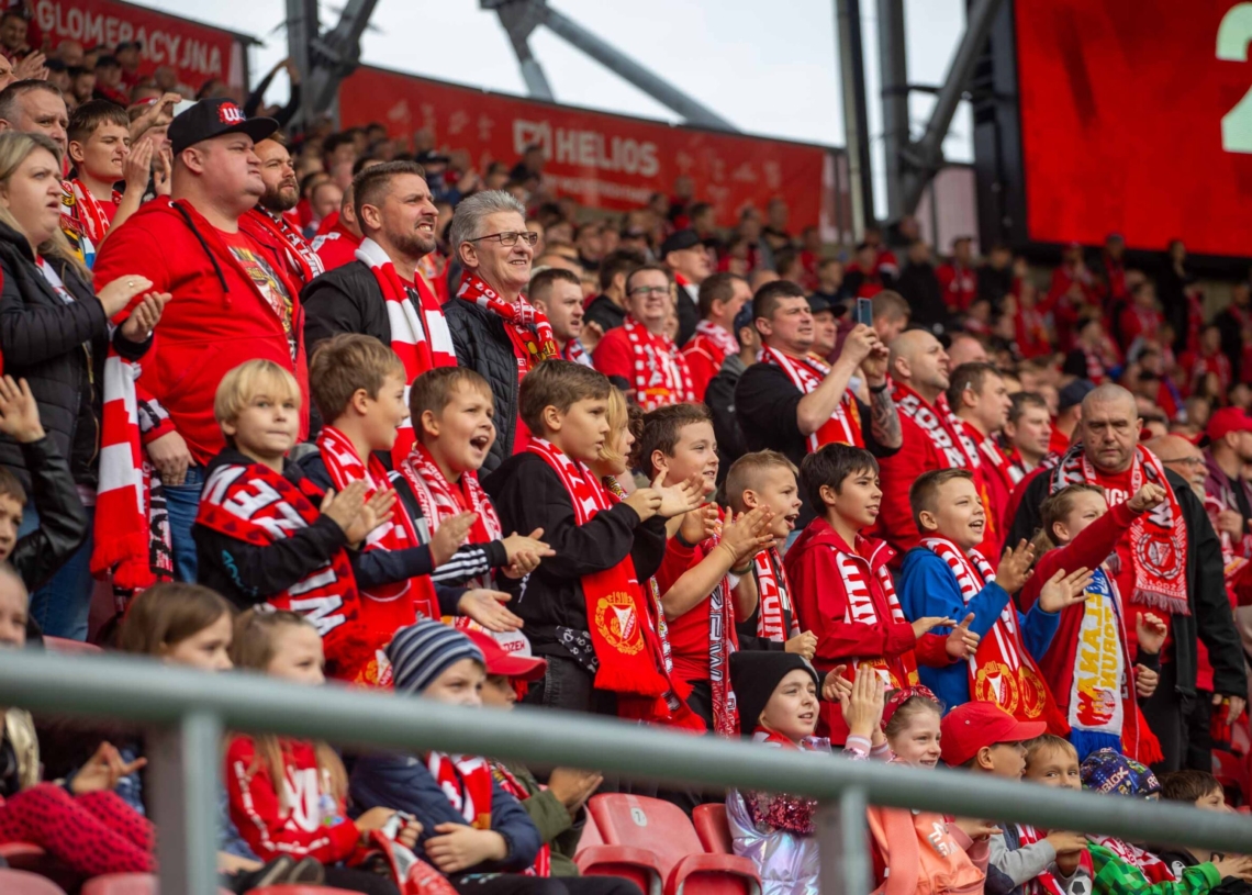 Widzew Łódź – Zagłębie Lubin na trybunach. Tak dopingowali kibice [ZDJĘCIA]
