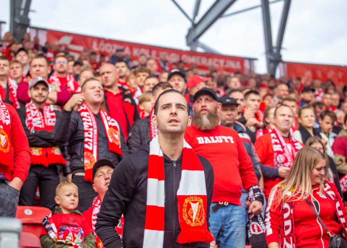 Widzew Łódź – Zagłębie Lubin na trybunach. Tak dopingowali kibice [ZDJĘCIA]