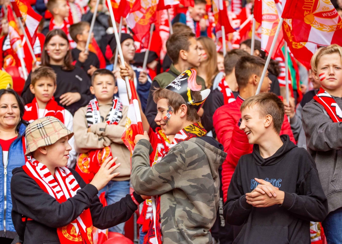 Widzew Łódź – Zagłębie Lubin na trybunach. Tak dopingowali kibice [ZDJĘCIA]