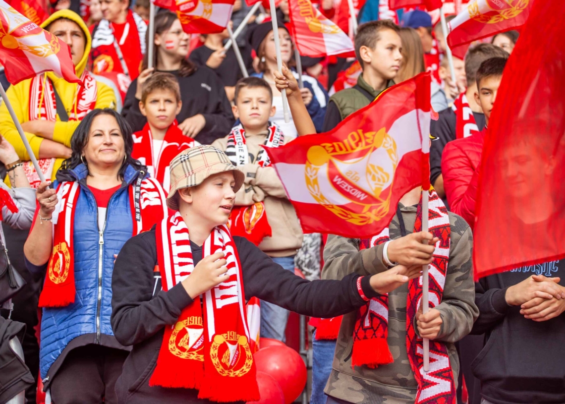 Widzew Łódź – Zagłębie Lubin na trybunach. Tak dopingowali kibice [ZDJĘCIA]