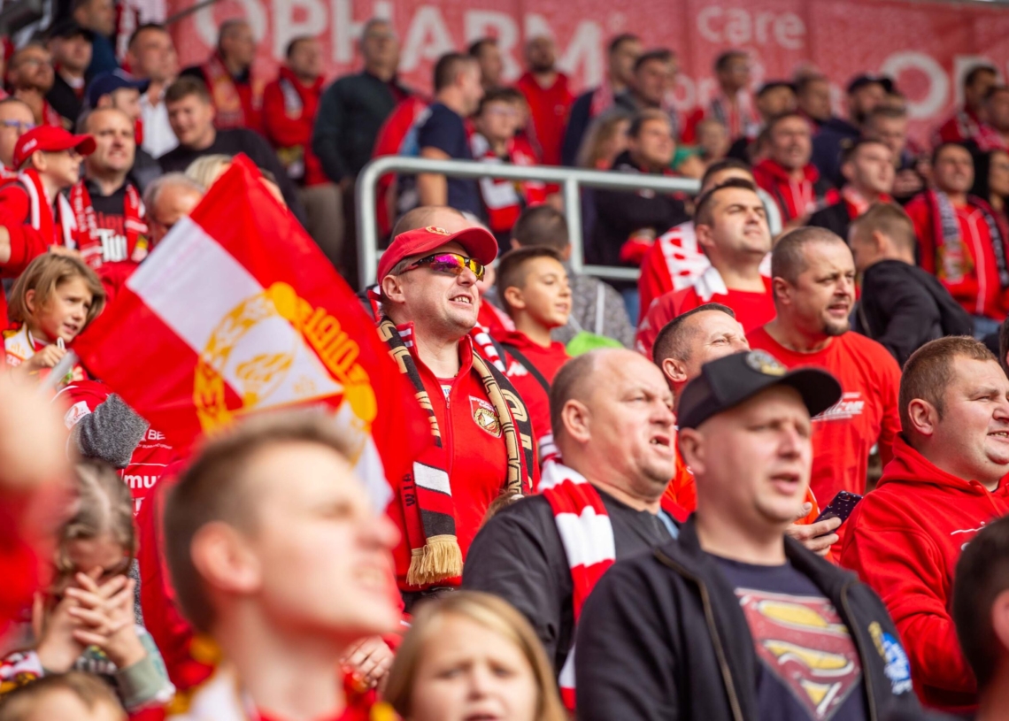 Widzew Łódź – Zagłębie Lubin na trybunach. Tak dopingowali kibice [ZDJĘCIA]