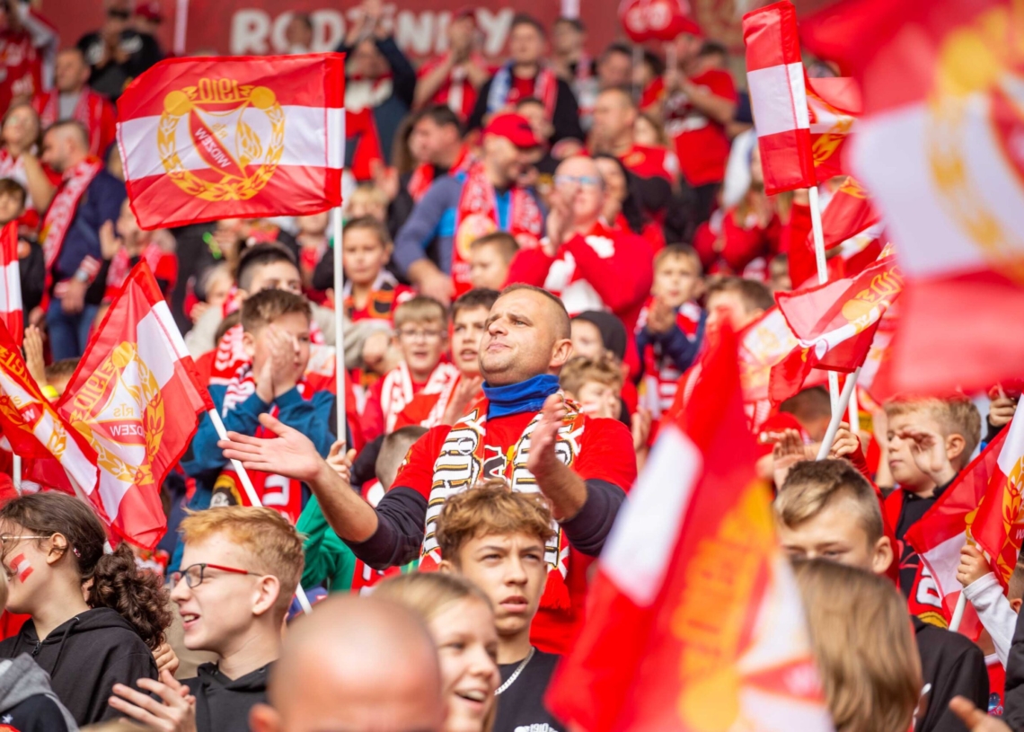 Widzew Łódź – Zagłębie Lubin na trybunach. Tak dopingowali kibice [ZDJĘCIA]