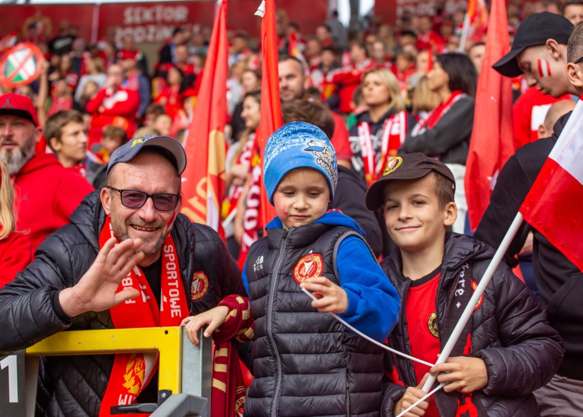 Widzew Łódź – Zagłębie Lubin na trybunach. Tak dopingowali kibice [ZDJĘCIA]