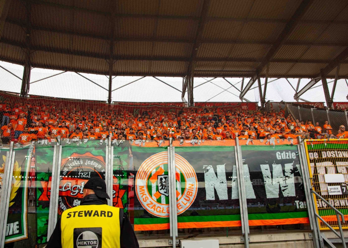 Widzew Łódź – Zagłębie Lubin na trybunach. Tak dopingowali kibice [ZDJĘCIA]