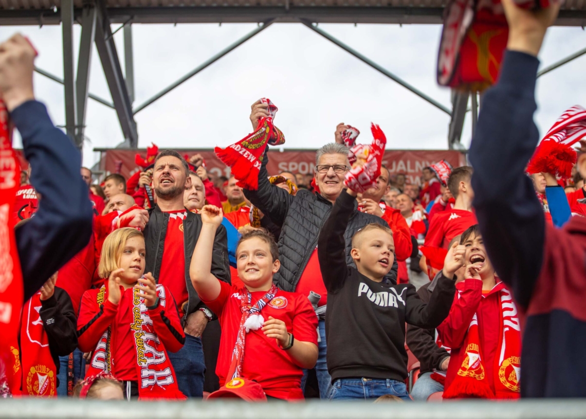 Widzew Łódź – Zagłębie Lubin na trybunach. Tak dopingowali kibice [ZDJĘCIA]