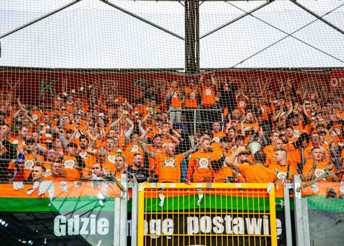 Widzew Łódź – Zagłębie Lubin na trybunach. Tak dopingowali kibice [ZDJĘCIA]