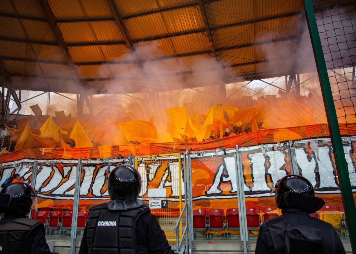 Widzew Łódź – Zagłębie Lubin na trybunach. Tak dopingowali kibice [ZDJĘCIA]