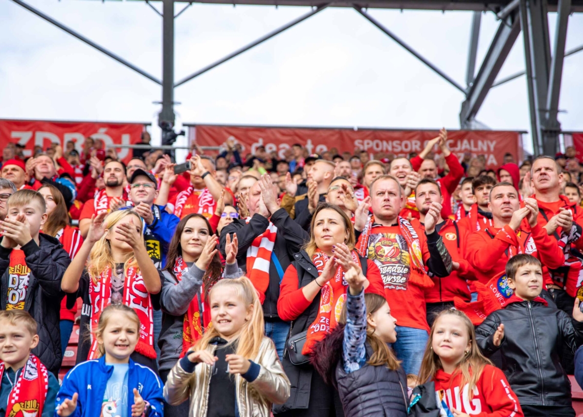 Widzew Łódź – Zagłębie Lubin na trybunach. Tak dopingowali kibice [ZDJĘCIA]