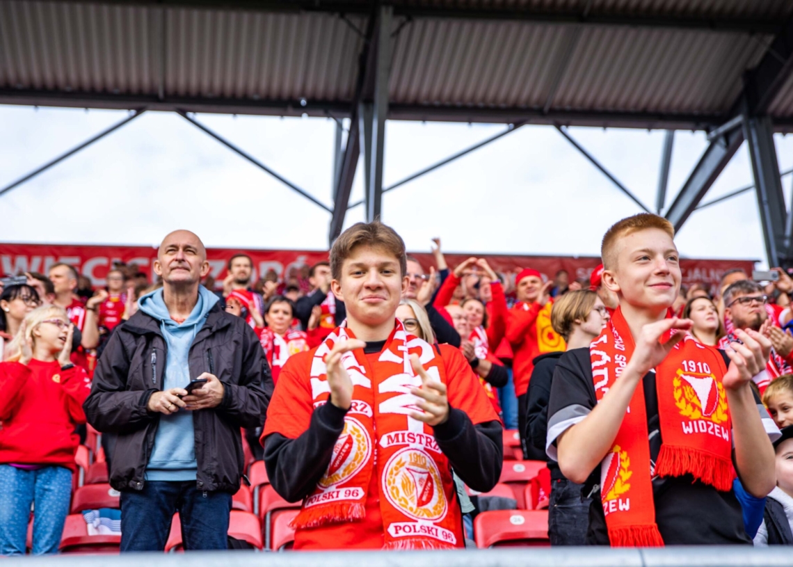 Widzew Łódź – Zagłębie Lubin na trybunach. Tak dopingowali kibice [ZDJĘCIA]