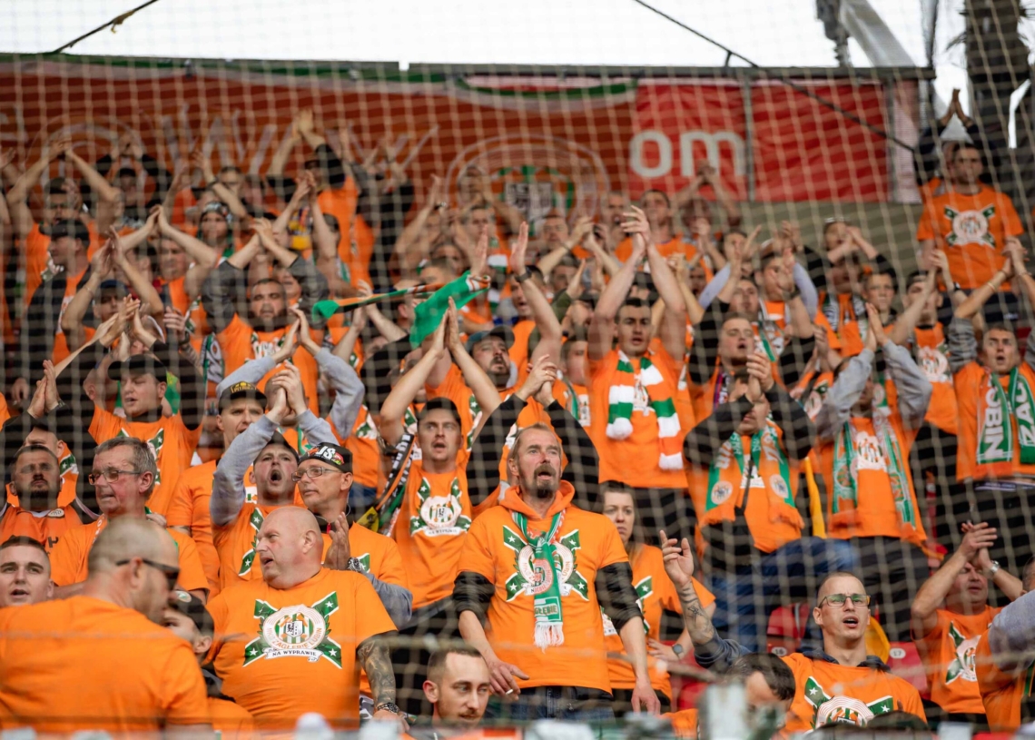 Widzew Łódź – Zagłębie Lubin na trybunach. Tak dopingowali kibice [ZDJĘCIA]