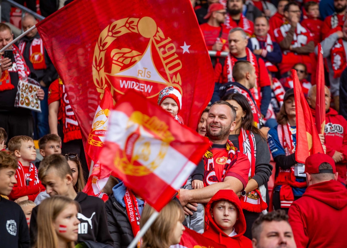 Widzew Łódź – Zagłębie Lubin na trybunach. Tak dopingowali kibice [ZDJĘCIA]