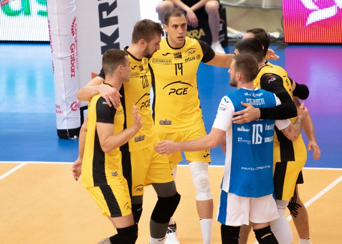 PGE Skra Bełchatów wygrała z Treflem Gdańsk