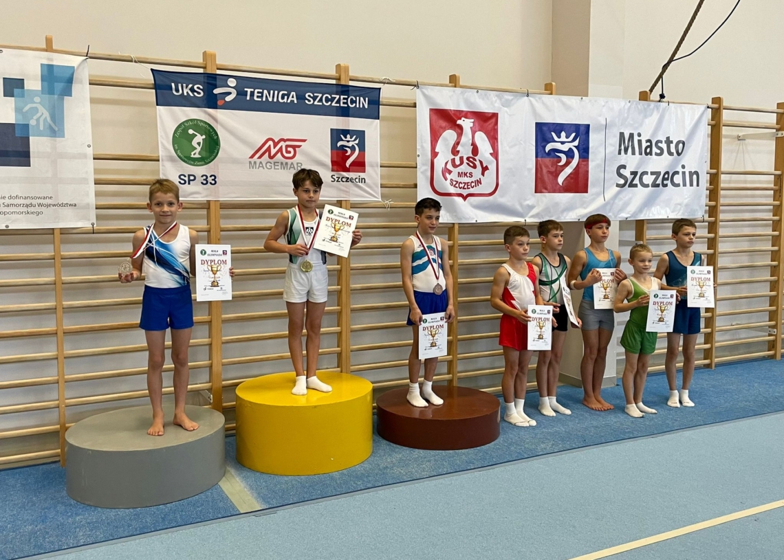 UKS SP7 Łódź ze srebrem Małej Olimpiady w gimnastyce sportowej