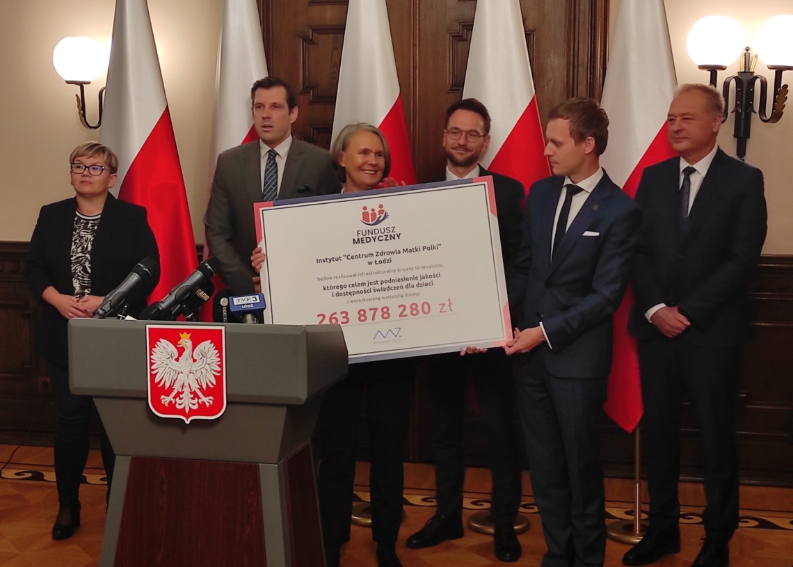 Dwa łódzkie szpitale otrzymały dotację z Funduszu Medycznego w wysokości 370,5 mln zł