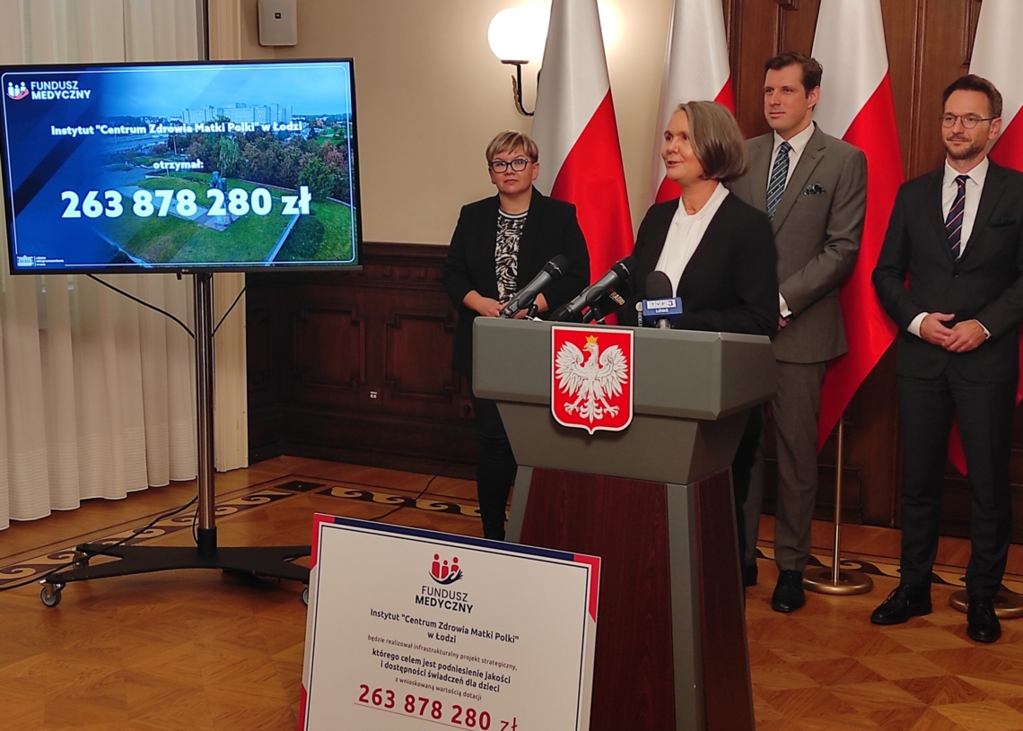 Dwa łódzkie szpitale otrzymały dotację z Funduszu Medycznego w wysokości 370,5 mln zł