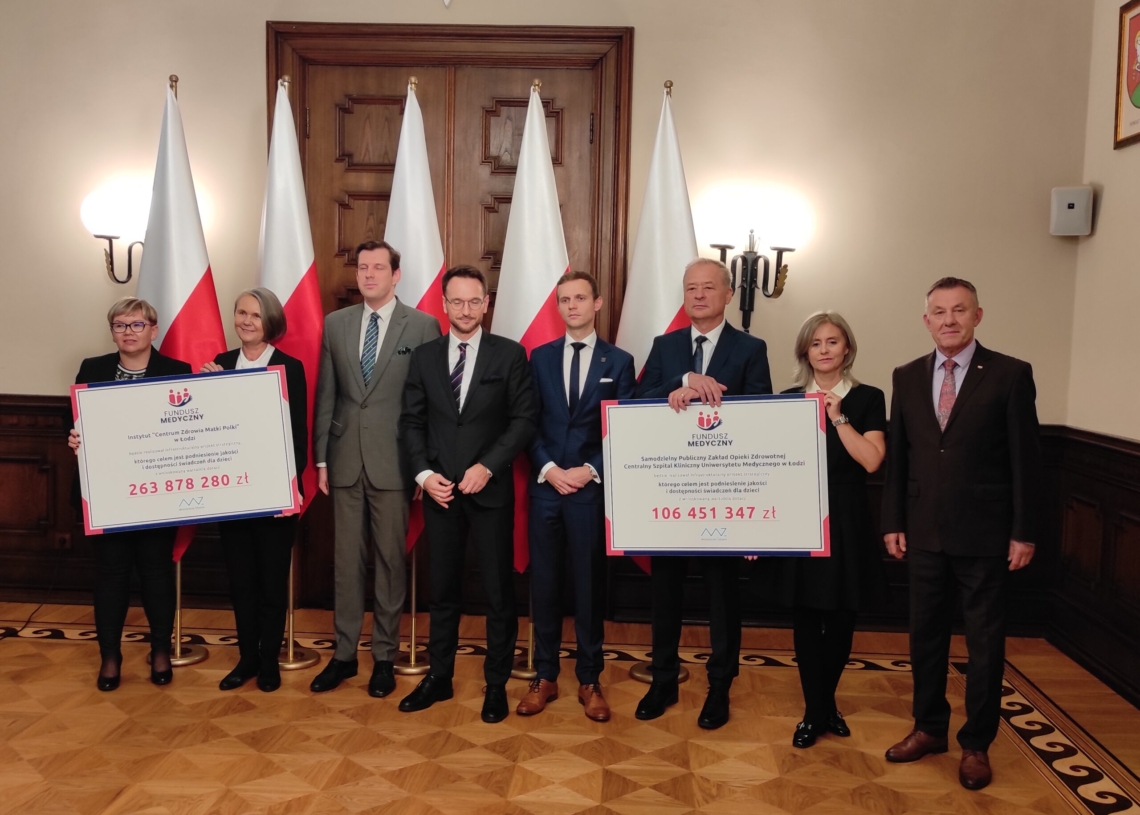 Dwa łódzkie szpitale otrzymały dotację z Funduszu Medycznego w wysokości 370,5 mln zł