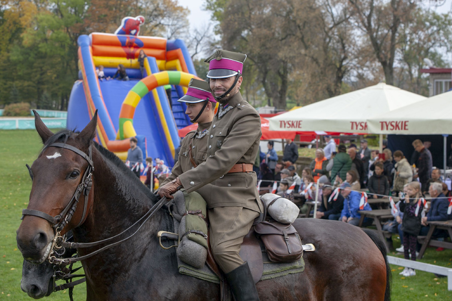 Hubertus jeździecki w Stadzie Ogierów w Bogusławicach