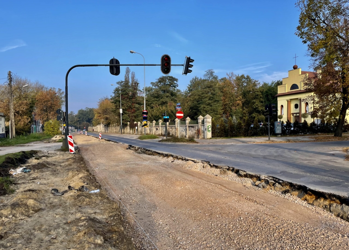 Modernizacja Aleksandrowskiej. Prace trwają już 99 dni