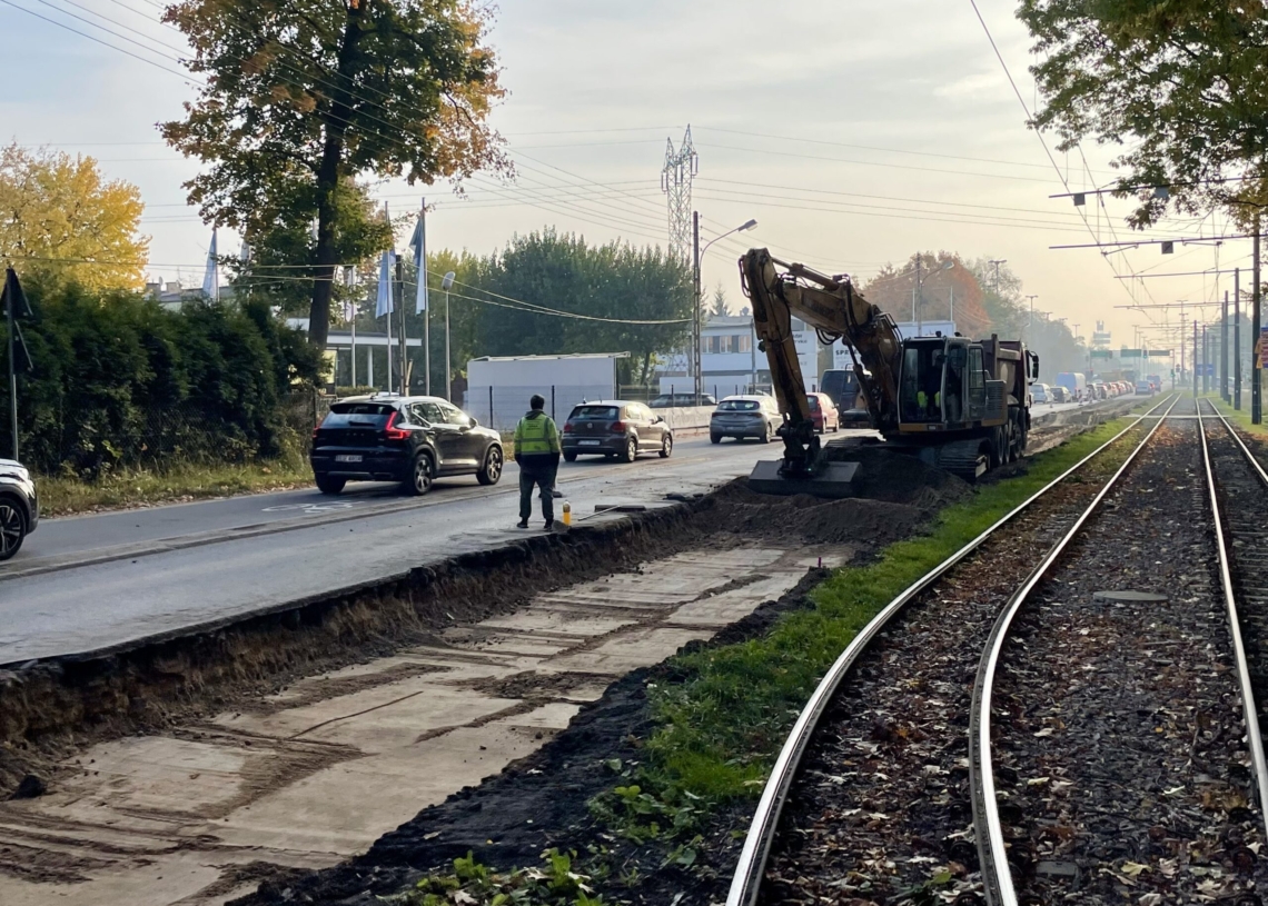 Modernizacja Aleksandrowskiej. Prace trwają już 99 dni