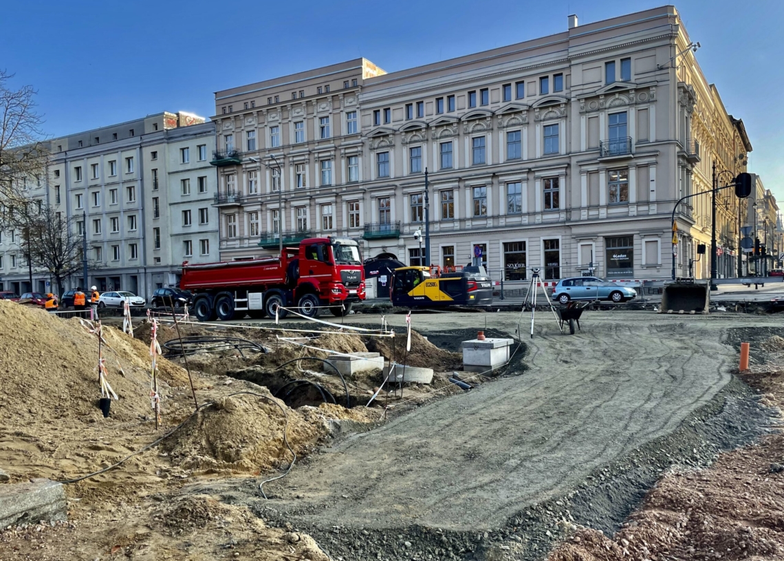 Opóźnienie przy modernizacji Placu Wolności i Północnej
