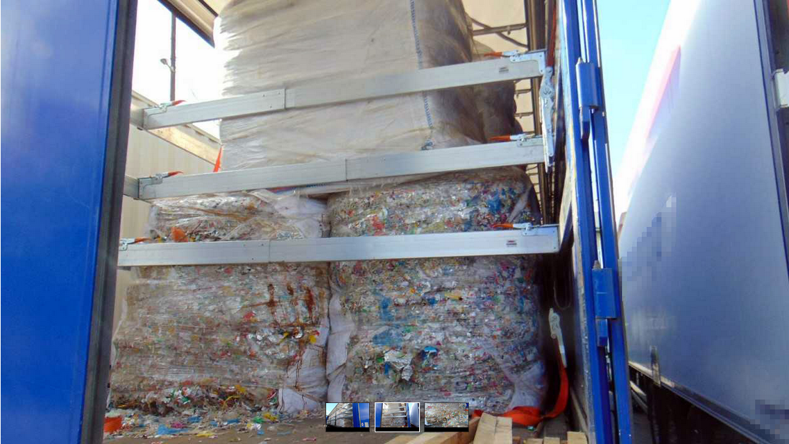 KAS zatrzymała transport 25 ton nielegalnych odpadów 1 KAS zatrzymała transport nielegalnych odpadów