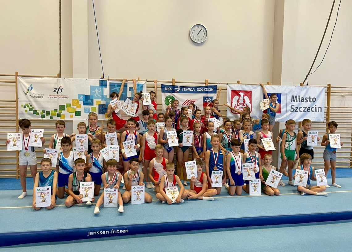 UKS SP7 Łódź ze srebrem Małej Olimpiady w gimnastyce sportowej