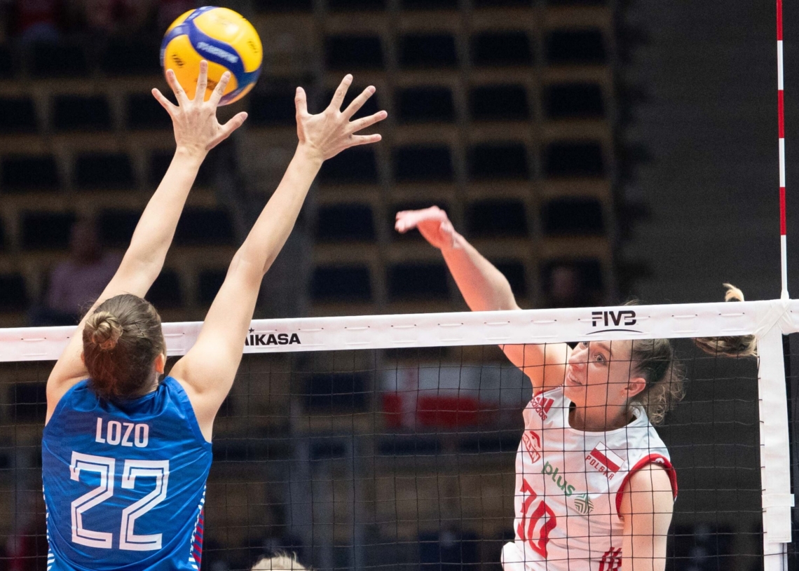 Polskie siatkarki przegrały z Serbkami 0:3 w łódzkiej Atlas Arenie