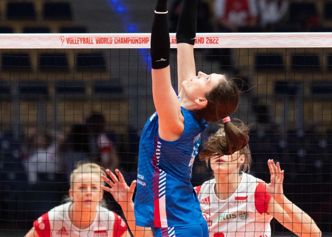 Polskie siatkarki przegrały z Serbkami 0:3 w łódzkiej Atlas Arenie