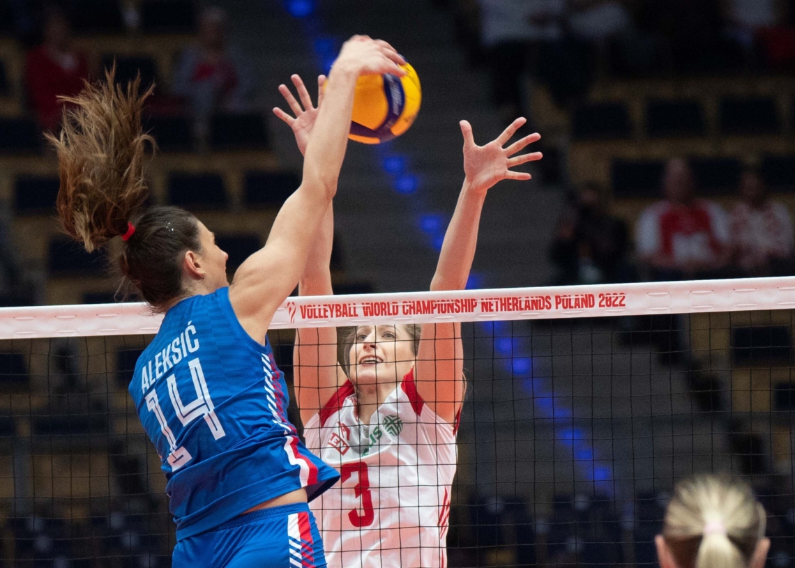 Polskie siatkarki przegrały z Serbkami 0:3 w łódzkiej Atlas Arenie