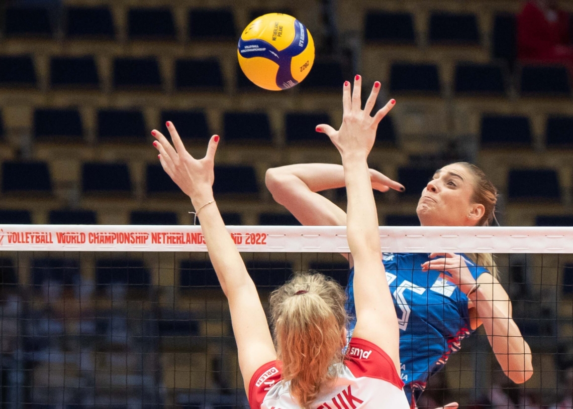 Polskie siatkarki przegrały z Serbkami 0:3 w łódzkiej Atlas Arenie