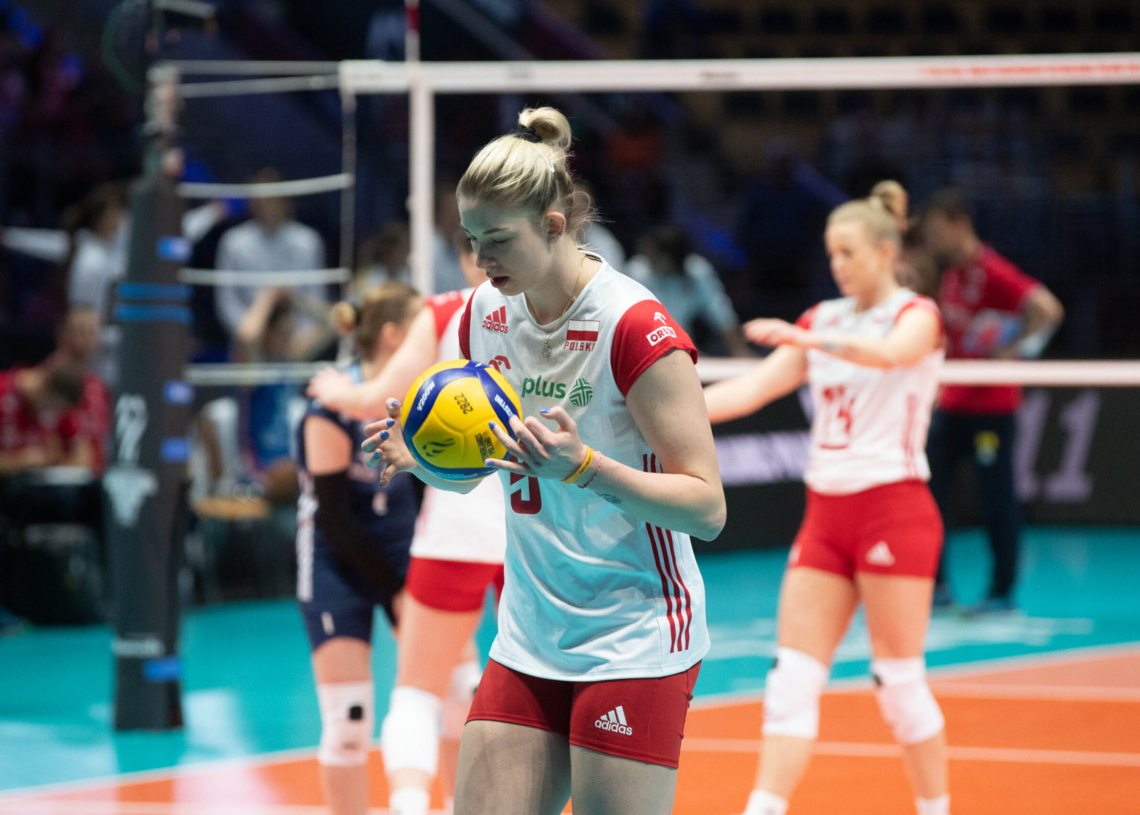 Polskie siatkarki przegrały z Serbkami 0:3 w łódzkiej Atlas Arenie