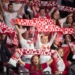 Doping kibiców podczas meczu Polska-Serbia