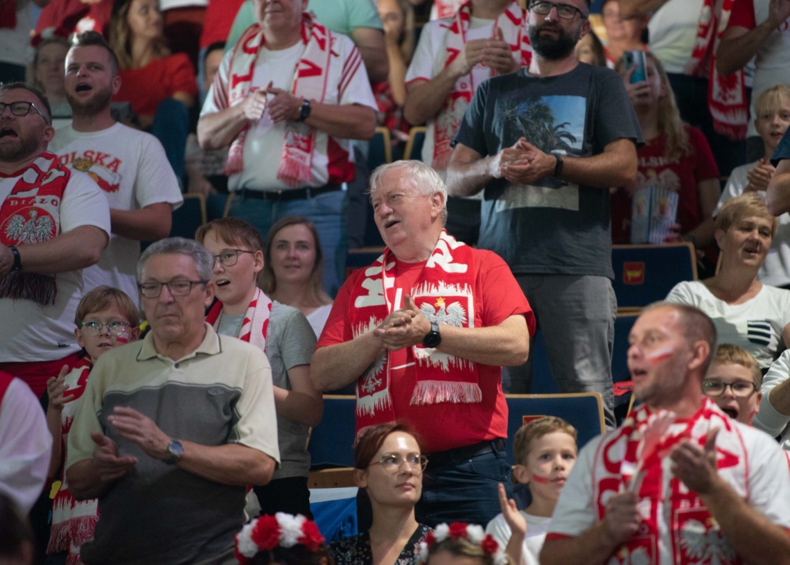 Doping kibiców podczas meczu Polska-Niemcy