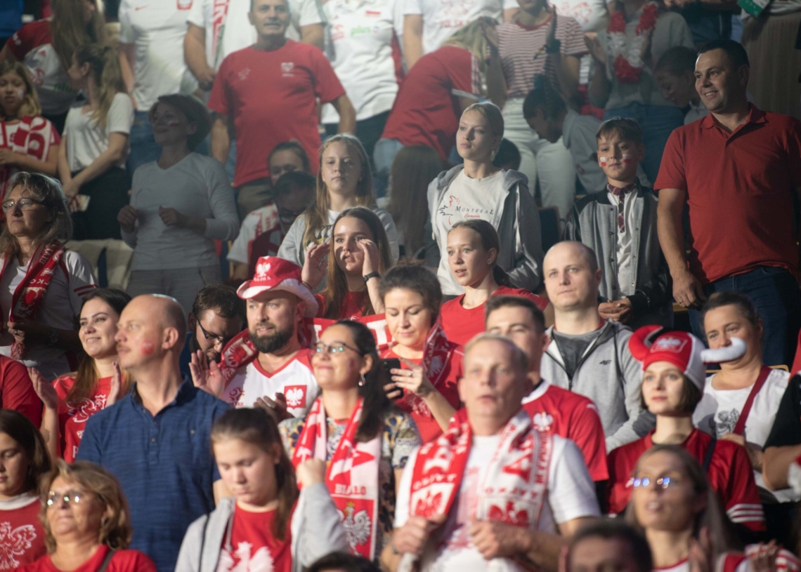 Doping kibiców podczas meczu Polska-Niemcy