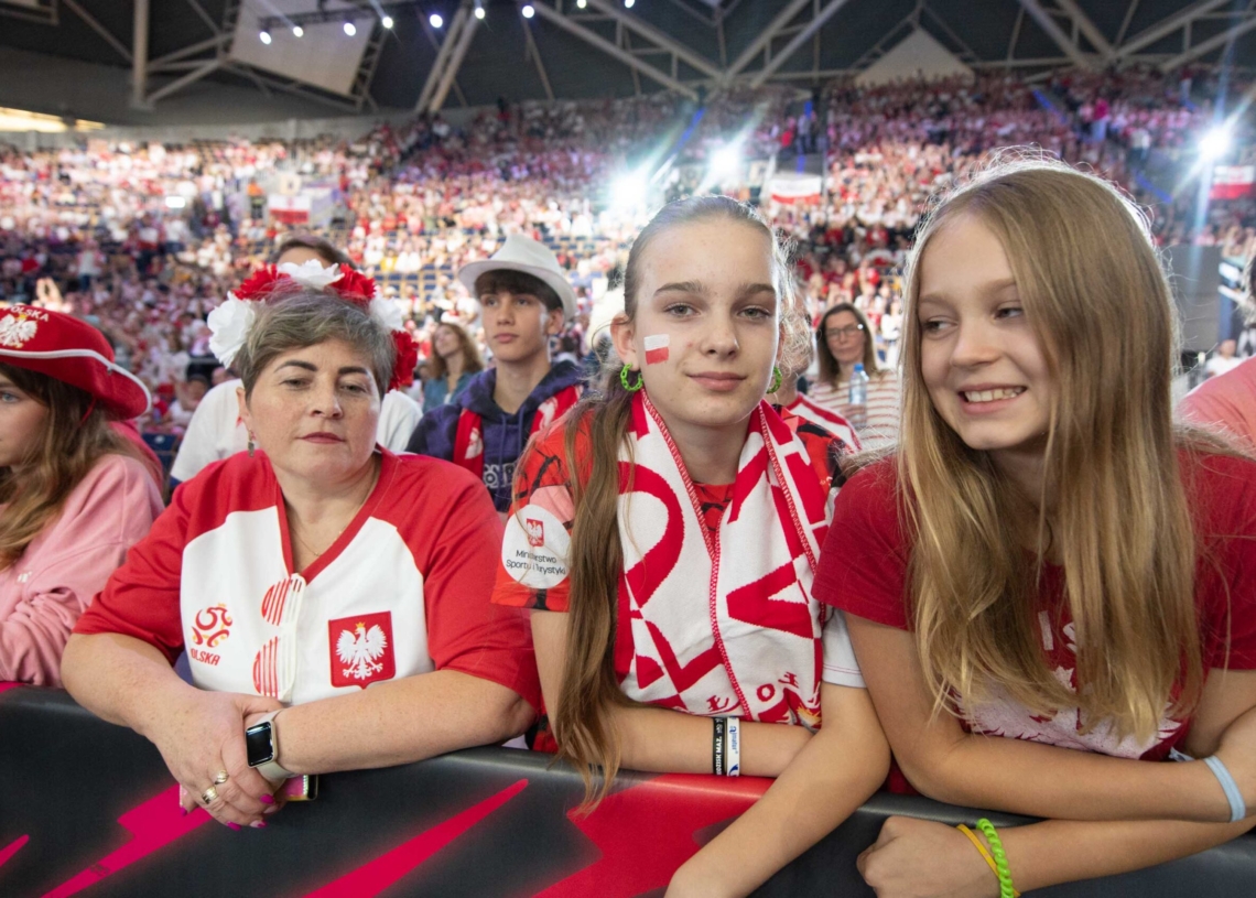 Doping kibiców podczas meczu Polska-Niemcy